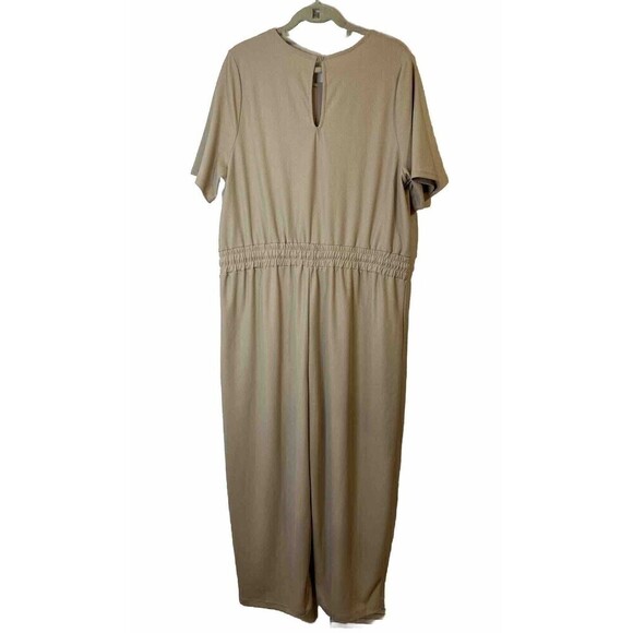 ASOS short sleeve Jumpsuit Size 14 Waffle Knit NWT - Picture 2 of 4